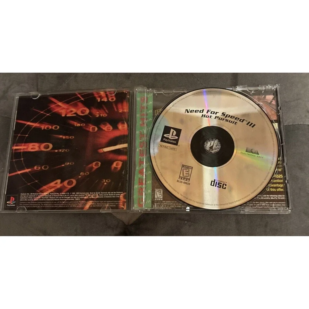 Need for Speed III: Hot Pursuit (Sony PlayStation, 1998, PS1) Electronic Arts